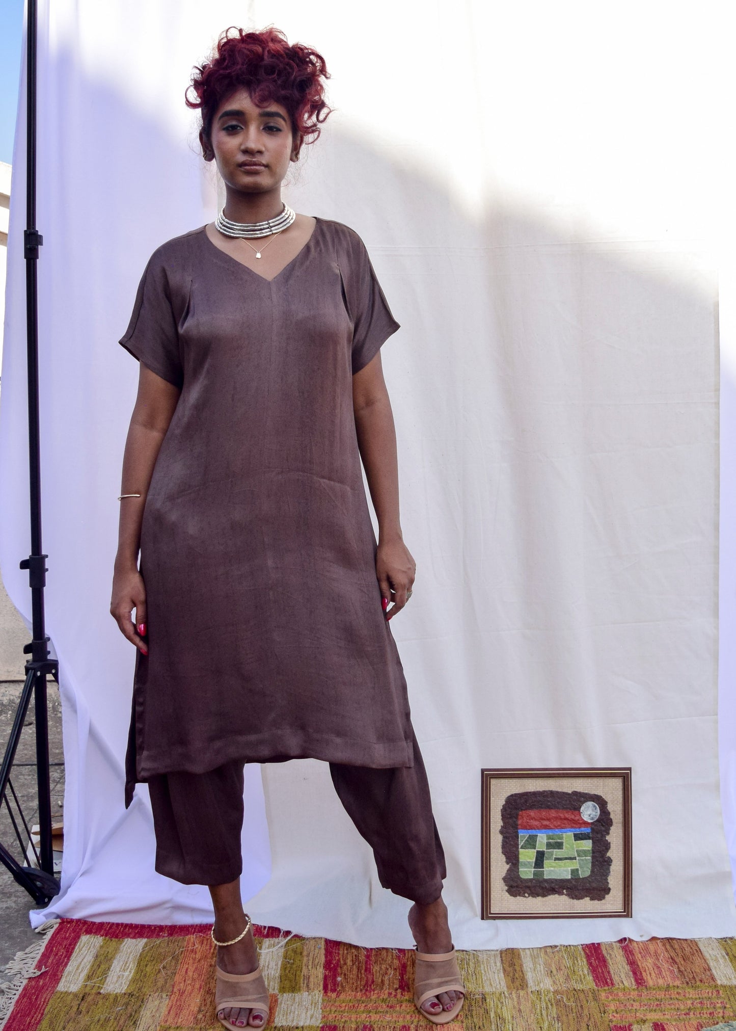 Bafna Brown Salwar Pants