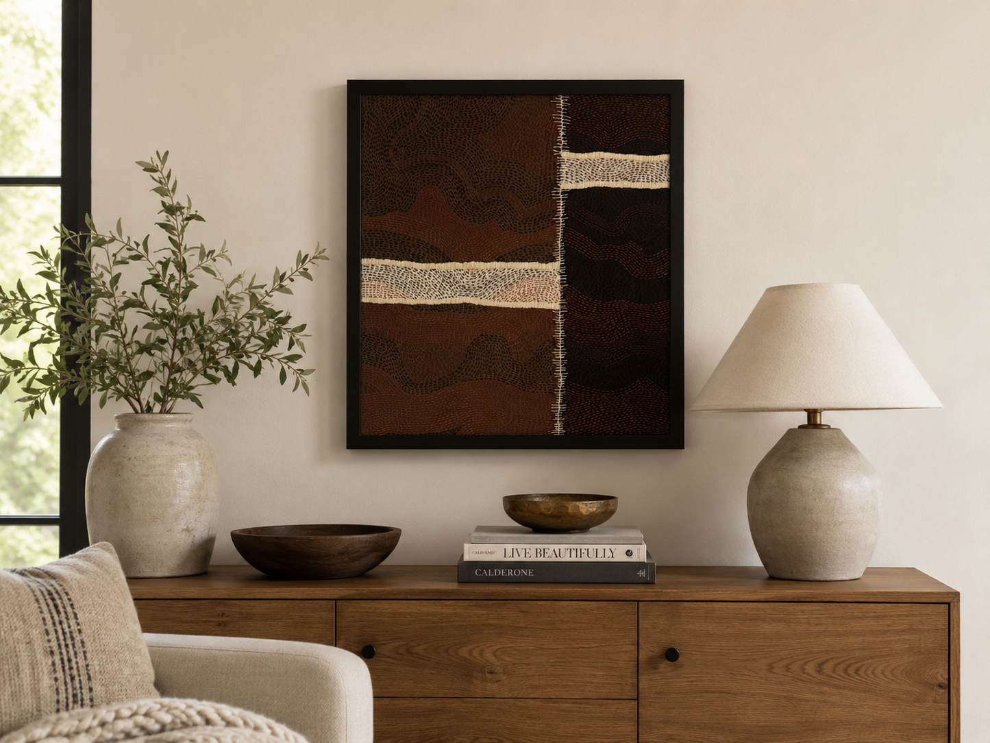 Emerge- Textile Artwork